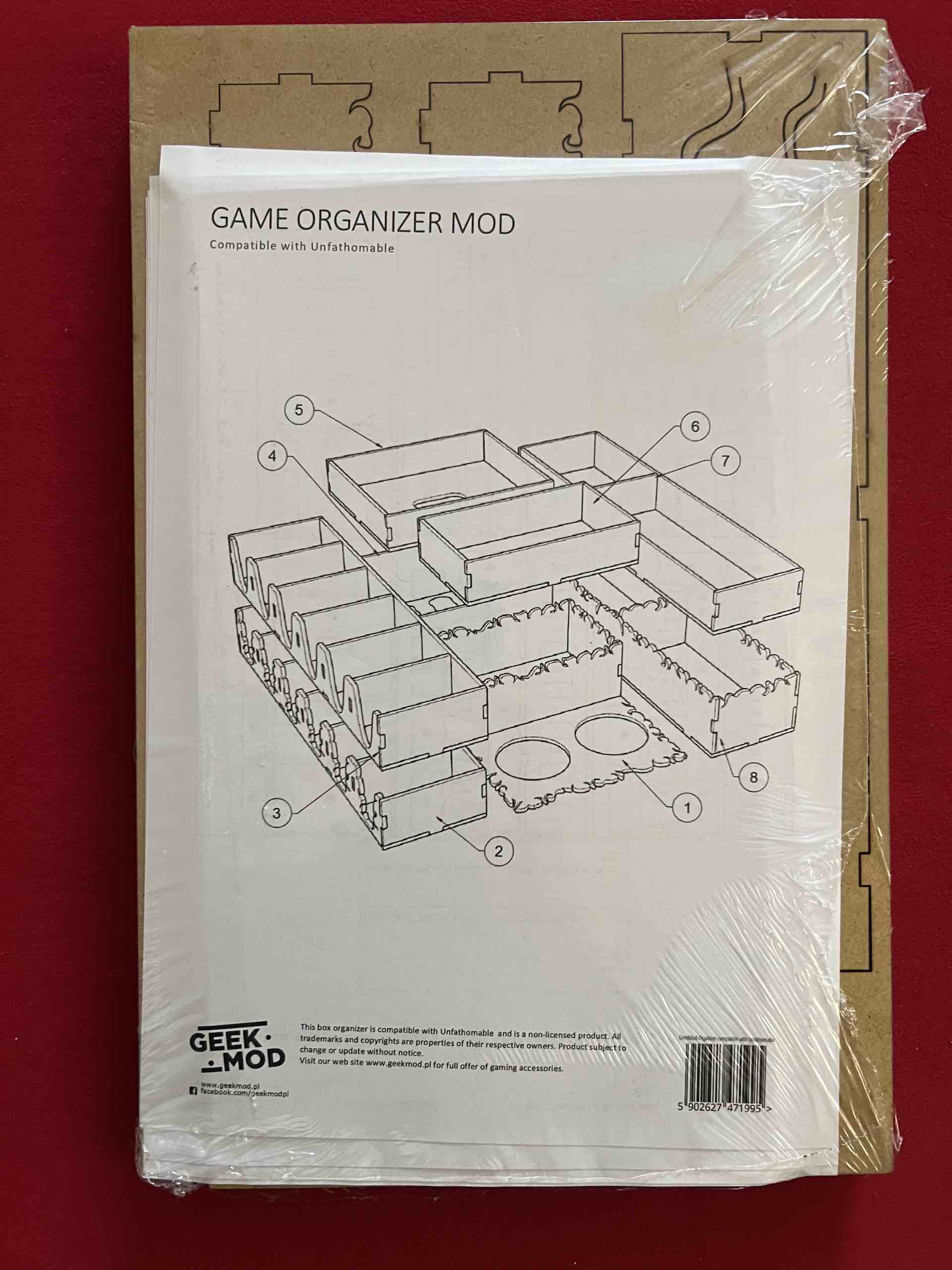 GeekMod - insert do gry planszowej Odmęty Grozy!