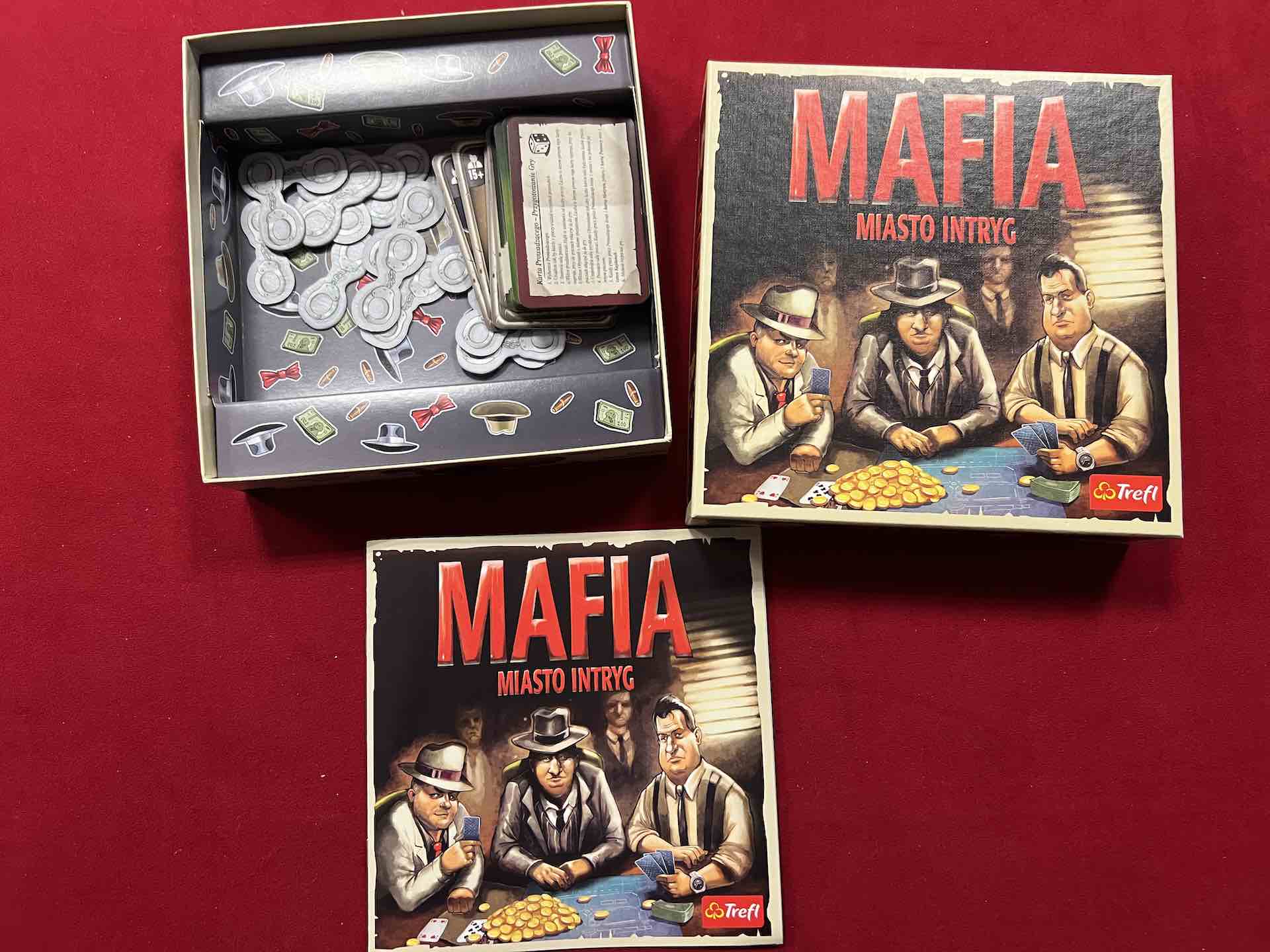Mafia – Miasto Intryg, recenzja gry towarzyskiej od wydawnictwa Trefl
